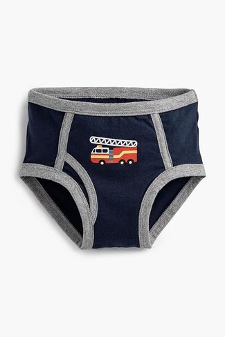 MONICA + ANDY Toddler Organic 5-Pack Boy's Briefs Blue Multi, 2-3T in Saudi Arabia