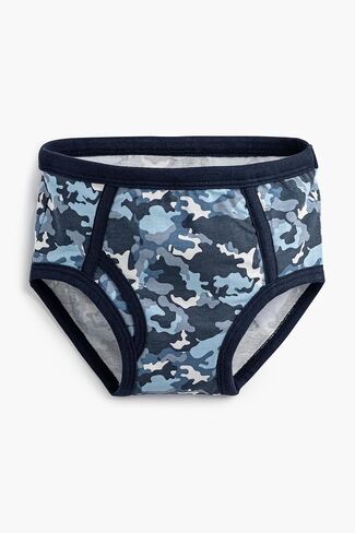 MONICA + ANDY Toddler Organic 5-Pack Boy's Briefs Blue Multi, 2-3T in Saudi Arabia