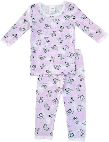 Esme Girl's Sleepwear 3/4 Crop Sleeve Top Leggings Set 2 3 4 5 6 7 8 10 12 14 16 in Kuwait