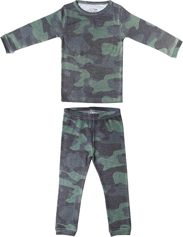 Copper Pearl Two Piece Long Sleeve Toddler Pajamas PJ Sets for Boys and Girls - Adorable Pattern Pajamas, Breathable Fabric to Keep Cool While Sleeping, Sizes 12 Months to 5T - Hunter in Saudi Arabia