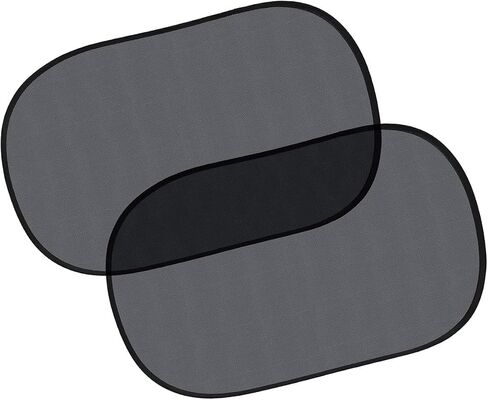 Car Window Shades (2 Pack) - 20"x12" Sun Shade Blocker, Cling - Glare Shield and UV Rays Protection - Side Window Screens Mesh Window Shades for car in Saudi Arabia