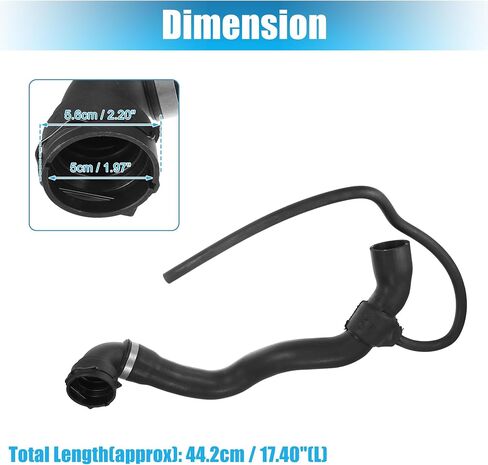 uxcell Upper Radiator Coolant Hose for Mercedes-Benz CL500 2000-2006 for Mercedes-Benz CL55AMG 2001 2002 for Mercedes-Benz S430 2000-2006 No.A2205010182 in Saudi Arabia