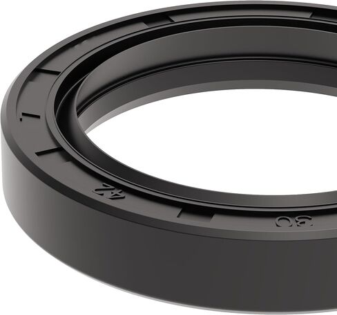 Oil Seal O Ring 36mm OD 25mm ID 7mm Width, TC Nitrile Rubber Cover Double Lip with Spring for Bearing Shaft Resist Oil and Heat, Black in Saudi Arabia