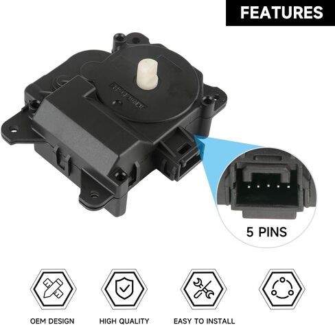 HVAC Blend Air Door Actuator Heater Blend Door Actuator - Compatible for Toyota FJ Cruiser 4.0L V6 - Gas 2007-2014 [Base, Trail Teams Special Edition, TRD Special Edition] - Replace Part 8710635120 in Saudi Arabia