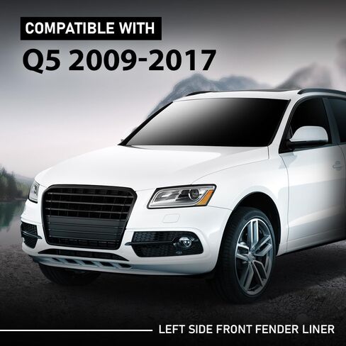 G-PLUS Front Right Fender Liner Inner Assembly, Compatible with Audi Q5 2009-2017/ SQ5 2014-2017, Passenger Side, 8R0821172F, 8R0821172K in Saudi Arabia