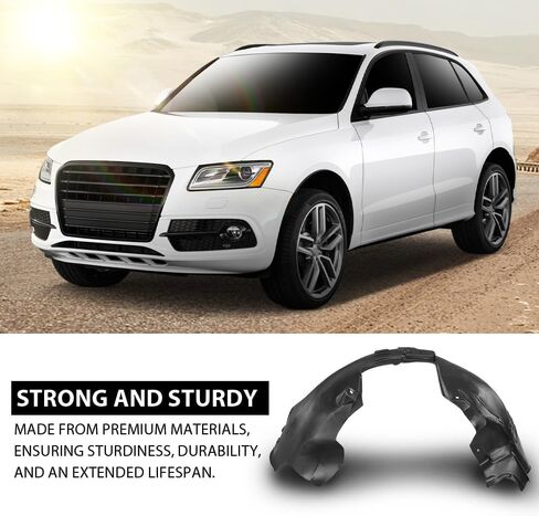 G-PLUS Front Right Fender Liner Inner Assembly, Compatible with Audi Q5 2009-2017/ SQ5 2014-2017, Passenger Side, 8R0821172F, 8R0821172K in Saudi Arabia
