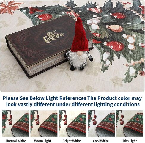 Christmas Tree Runner Rug,2x6 Non-Slip Washable Hallway Runner with Rubber Backing,Low Pile Carpet Holiday Decor Xmas Rug for Bedroom,Kitchen,Laundry Entrance in Saudi Arabia