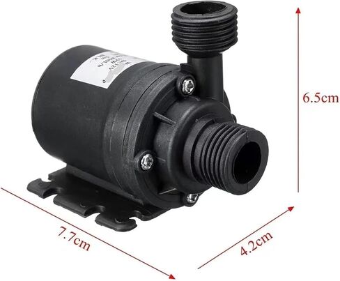 DC 12V 800L/H 5M For Cooling Fountains Heater Ultra-quiet Garden Motor Submersible Water Pump 1Pcs(24V connector) in Saudi Arabia