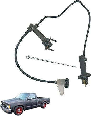 BestParts Pre-Fluid/Pre-Bled Clutch Master & Slave Cylinder Assembly Kit Compatible with CHEVROLET S10 GMC SONOMA 1992-1993 Replace CC649003 CM140988 PF9003 in Saudi Arabia