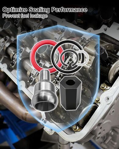 Oil Rail Seal Repair Kit Fit for Ford 6.0L Powerstroke 2003-2010 with Sealing Gaskets Sealing Rings Guide Sleeves Screws Tools Etc in Saudi Arabia