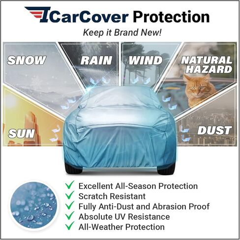 iCarCover Premium Car Cover for 1997-2002 Chrysler Plymouth Prowler Heavy Duty Waterproof All-Weather Automobiles Custom Fit Indoor Outdoor UV Snow Protection Covers with Straps and Bag in Kuwait