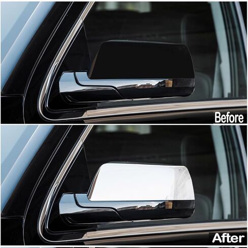 Chrome Mirror Covers + Door Handle Covers Fit for 2015-2020 Chevy Tahoe Suburban GMC Yukon/Yukon XL in Saudi Arabia
