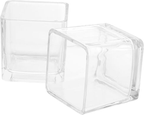 DECHOUS 2pcs Quality Material Glass Candle Cups DIY Candle Jar Container Creative Container Holders in Saudi Arabia