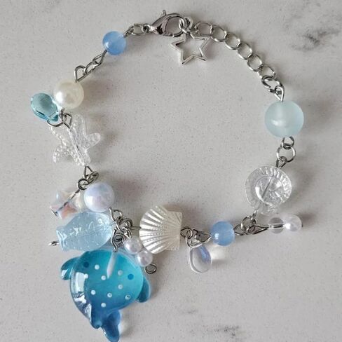 Whale Shark Bracelet Life Charm Handmade in Saudi Arabia