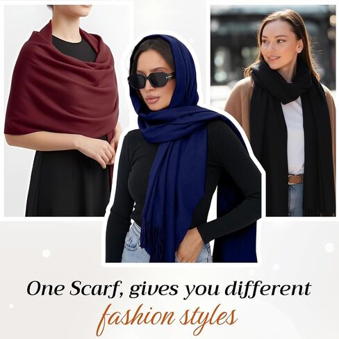 3 Pcs Shawl Wraps Blanket Scarves for Women Evening Wedding Bridesmaid Gifts Winter in Saudi Arabia