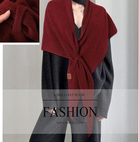 Pashmina Shawl Wraps For Women, Women's Solid Shawl, Elegant Soft Open Front Sweater All Seasons in Saudi Arabia
