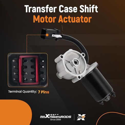 maXpeedingrods 600-911 Transfer Case Shift Motor Actuator for Ford F-150 2004-2008 4.2L 4.6L 5.4L, for Lincoln Mark LT 2006-2008 5.4L 4WD, Replace# 4L3Z7G360BA 48208 48-208 4L3Z7G360BA in Saudi Arabia