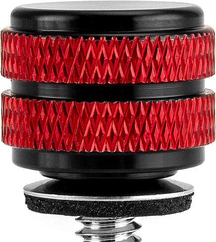 Wsays Seat Bolt Mount Screw Oxidized Black with Red and Rear Fender Seat Nut Base 1/4"-20 Thread Compatible with Harley Touring Sportster Dyna Softail Street and Trike 1986-2025 Models in Saudi Arabia