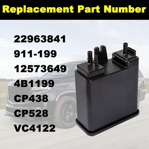 HY-SPEED 22963841 علبة بخار الفحم المتبخر للوقود متوافقة مع إسكاليد أفالانش سوبربان أفالانش 1500 H2 2004 2005 2006 2007 2008 2009 2010 2011 2012 2013 2014 2015 2016 in Kuwait