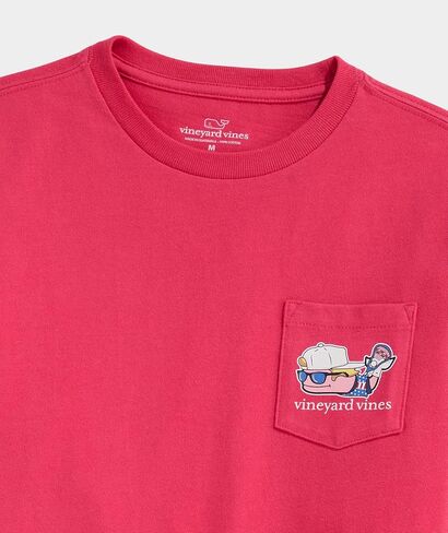 vineyard vines Boys' Lax Bro Whale Short-Sleeve Pocket Tee in Saudi Arabia