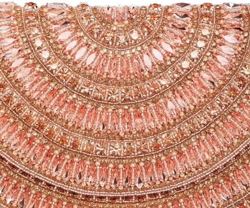Aheli Clutch Purses for Women Wedding Handmade Evening Handbags Party Bridal Clutch (C95) in Saudi Arabia