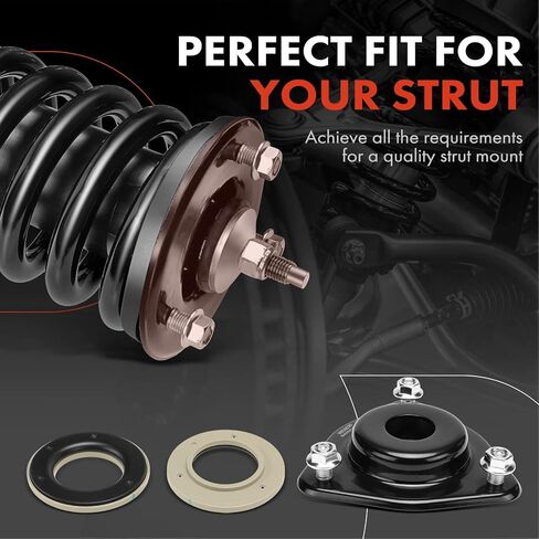 A-Premium Front Suspension Strut Mounts Compatible with Jeep MK Series Compass 2007-2017, MK Series Patriot 2007-2017 & Dodge Caliber 2007-2012, 2-PC Set in Saudi Arabia