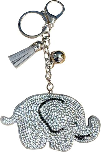 Popfizzy Crystal Keychains for Women and Girls, Bedazzled Purse Charms, Bling Backpack Accessories, Bag Charms, Handmade Gift in Saudi Arabia