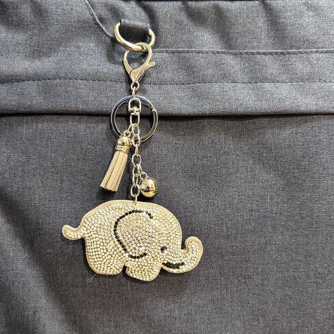 Popfizzy Crystal Keychains for Women and Girls, Bedazzled Purse Charms, Bling Backpack Accessories, Bag Charms, Handmade Gift in Saudi Arabia