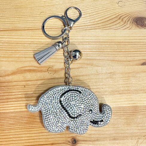 Popfizzy Crystal Keychains for Women and Girls, Bedazzled Purse Charms, Bling Backpack Accessories, Bag Charms, Handmade Gift in Saudi Arabia