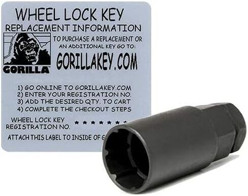 Gorilla Automotive 76644N "The System" Duplex Acorn Wheel Locks (14mm x 1.50 Thread Size) - For 6 Lug Wheels in Saudi Arabia