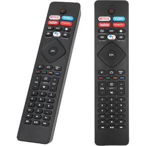 New Voice Remote Control-Philips TV Remote Replacement. Remote Control for Philips Smart TV Popular Universal Remote Control for-Philips TV 5704, 5604, 5504 Series, Four Shortcut Hotkeys in Kuwait