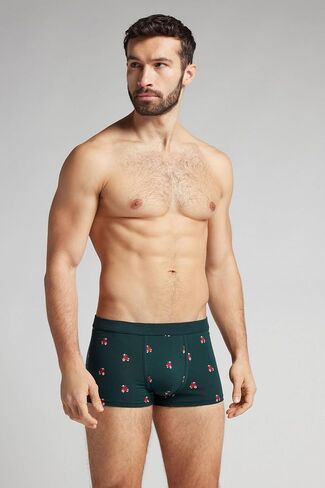 Man's Scooter Print Natural Fresh Cotton Boxers in Saudi Arabia
