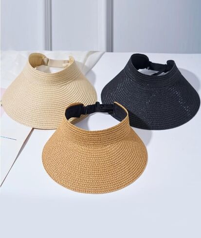 Womens Sun Visor Hat Summer Beach Hats Casual Travel Hats in Saudi Arabia