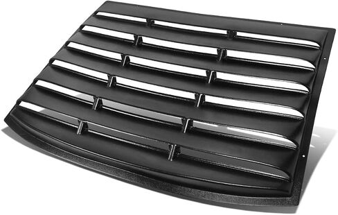 Auto Dynasty Rear Window ABS Vent Louver Style Windshield Sun Shade Cover Compatible with Dodge Charger 06-10 in Saudi Arabia