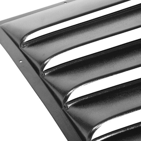 Auto Dynasty Rear Window ABS Vent Louver Style Windshield Sun Shade Cover Compatible with Dodge Charger 06-10 in Saudi Arabia