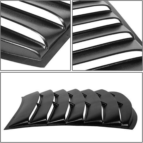 Auto Dynasty Rear Window ABS Vent Louver Style Windshield Sun Shade Cover Compatible with Dodge Charger 06-10 in Saudi Arabia