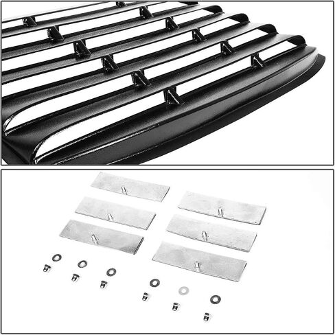 Auto Dynasty Rear Window ABS Vent Louver Style Windshield Sun Shade Cover Compatible with Dodge Charger 06-10 in Saudi Arabia