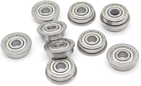 10PCS F624ZZ 4x13x5 mm Flange Ball Bearings ABEC-7 Deep Groove Bearing in Saudi Arabia
