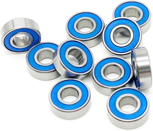 10PCS 696RS 6X15X5 mm Bearing ABEC-7 Miniature 696-2RS Ball Bearings RS 696 2RS with Blue Sealed R-1560DD in Saudi Arabia