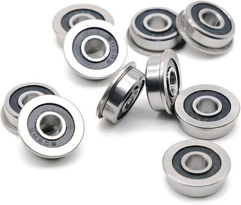 10PCS F605RS 5X14X5 mm Bearing ABEC-7 Flanged Bearing F605 RS Ball Bearings F605RS 3D Print in Saudi Arabia