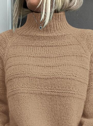 PRETTYGARDEN Women's Turtleneck Sweaters 2025 Fall Chunky Knit Pullover Long Sleeve Jumper Tops Trendy Winter Clothes in Saudi Arabia