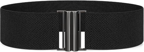 Womens Wide Elastic Waist Cinch Belt - Stretchy Vintage Trimmer Belt for Dresses in Saudi Arabia