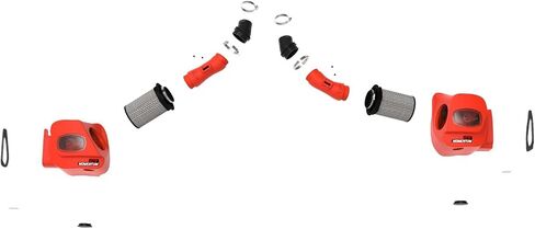 aFe POWER Momentum GT Cold Air Intake System w/Pro DRY S Filter, #50-70091DR, Red in Saudi Arabia