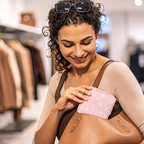 3Pcs Period Pouches for Teen Girls, Sanitary Napkin Storage Pad Pouch, Portable Menstrual Tampon Pad Holder Feminine First Period Bag for School in Kuwait