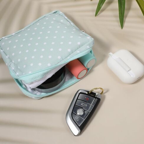 3Pcs Period Pouches for Teen Girls, Sanitary Napkin Storage Pad Pouch, Portable Menstrual Tampon Pad Holder Feminine First Period Bag for School in Kuwait