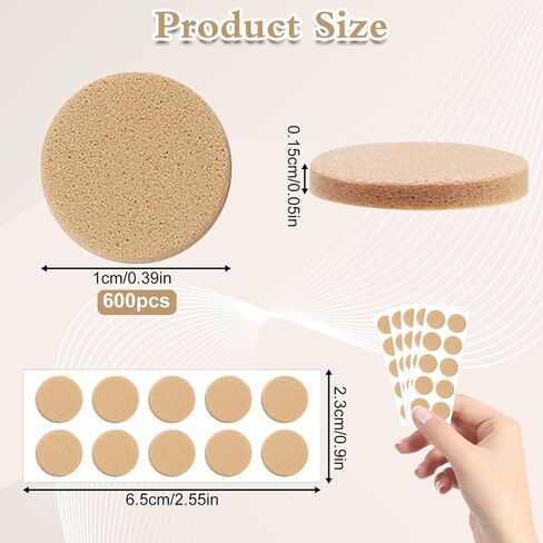 100 Dots/50 Pairs Earring Support Patches, Drooping Earring Disc Ear Lobe Back Support, Earring Backs Earlobe Lifter for Supporting Heavy Earrings Studs Brooches in Saudi Arabia