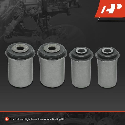 مجموعة A-Premium مكونة من 4 قطع، مجموعة جلبة ذراع التحكم السفلية الأمامية، متوافقة مع Ford F-150 1997-2003، F-150 Heritage 2004، F-250 1997-1998، Expedition 1997-2002 وLincoln Navigator 1998-2002، RWD in Kuwait