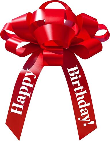 CarBowz Big Red Car Bow, Happy Birthday Bow, Giant 30" Bow, Non Scratch Magnet, Weather Resistant Vinyl in Saudi Arabia