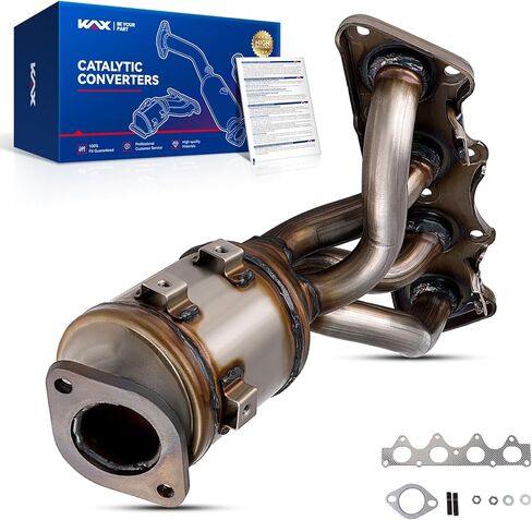 محول حفاز بديل للسيارات من KAX مناسب لـ 2013-2015 Pathfinder/JX35 3.5L، 2014-2016 QX60 3.5L استبدال 54976,643144,200209PA0A,52699 (متوافق مع وكالة حماية البيئة) in Saudi Arabia