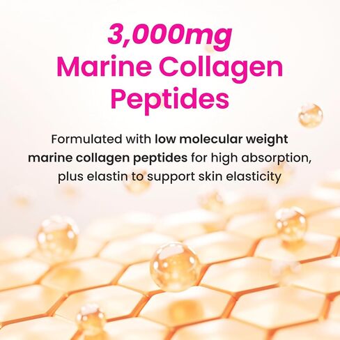 CJwellcare Innerb Glowshot Collagen (50.7 fl oz, 30 Servings) - Marine Liquid Collagen for Women, 3,000mg Collagen Peptides, Collagen Shots for High Absorption, Hair, Skin & Nails Supplement in Saudi Arabia